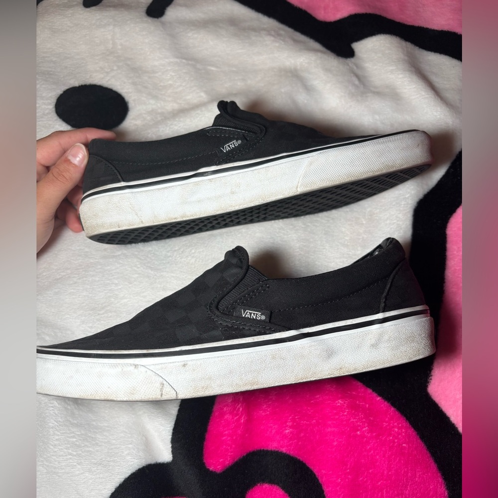Vans Slip-On Checkerboard Skate Shoe - Picture 4 of 14